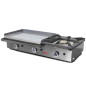 Plancha profesional industrial a gas 60 con fogón