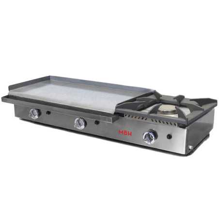 Professional industrial gas griddle 80 with stove