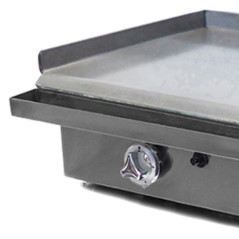 Plancha profesional industrial a gas 80 con fogón