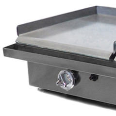 Plancha gaz professionnelle industrielle 40x2 avec réchaud