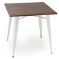 ANTIK OLD SQUARE LOW WHITE TABLES