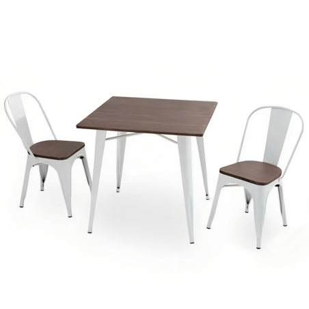 TAULES BLANQUES QUADRADES BAIXES ANTIK OLD