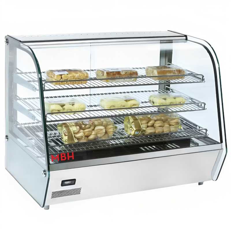 Vitrines chauffantes sur table 3 niveaux Vitrines chauffantes sur table 3 niveaux