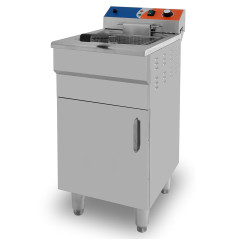 Freidora Elèctrica Industrial d'Estat 14 Litres amb Brollador de Vaciament