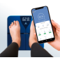 Bascule de salle de bain professionnelle Active Blue Scale pour le poids corporel avec Bluetooth et application