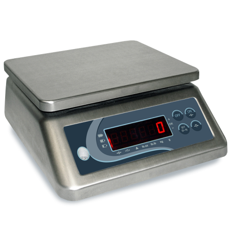 Balance industrielle inox étanche jusqu’à 15 kg