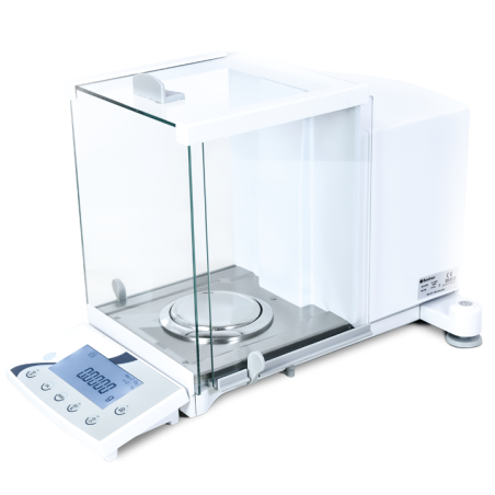 Balanza analítica de alta precisión profesional con capacidad de 210g para laboratorio químico y farmacéutica.