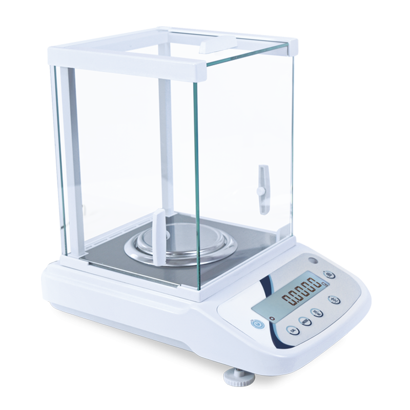 Balança analítica d'alta precisió 0.0001 g ràpida professional amb capacitat de 210 g i ø90 mm per a laboratori i indústria.