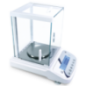 Professional Precision Scale with Transparent Glass Shield, 420g Capacity ø115mm for Labs and Pharma.