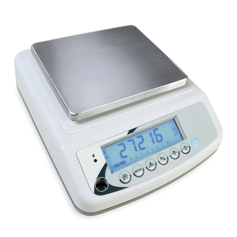 Balanza de precisión profesional INOX capacidad de 1500g y 136x162mm laboratorio, industria y farmacéutica.