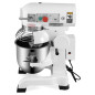 Batteur mélangeur planétaire de cuisine professionnel de 10 litres pour le pain, la pizza, les pâtisseries et la boulangerie.