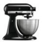 Amasadora profesional KitchenAid 5K45SSEOB negro accesorios, 4.28 litros. Batidora industrial bar, restaurante hostelería.