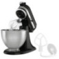Amasadora profesional KitchenAid 5K45SSEOB negro accesorios, 4.28 litros. Batidora industrial bar, restaurante hostelería.