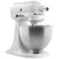 Amasadora profesional KitchenAid 5K45SSEWH blanco muchos accesorios, 4.28 litros. Batidora industrial pastelería panadería.