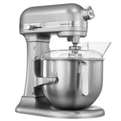 Amasadora industrial KitchenAid 5KSM7591X plateado accesorios, 6.9 litros. Batidora industrial bar, restaurante hostelería.