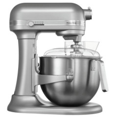 Amasadora industrial KitchenAid 5KSM7591X plateado accesorios, 6.9 litros. Batidora industrial bar, restaurante hostelería.