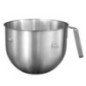 Batteur industriel KitchenAid 5KSM7591X argenté avec accessoires, 6,9 litres, pour les bars et la restauration.