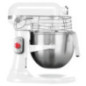 Amasadora industrial KitchenAid 5KPM5XEWH blanco accesorios, 6.9 litros. Batidora industrial bar, restaurante hostelería.