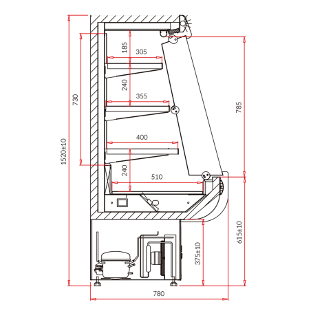 Petite armoire murale