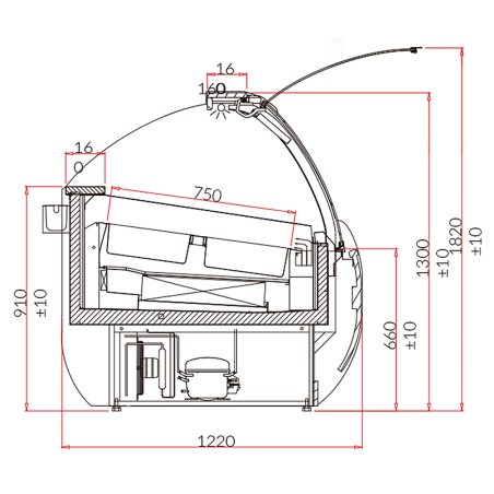 Vitrines per a gelats