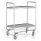 Carro de servei desmuntable professional d´acer inoxidable amb 2 prestatges 900x500.