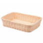 Professional Brown Polypropylene Rectangular Bread Basket 40 x 28.5 x 7 cm
