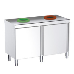 Professional Recycling Cabinet with 2 Holes