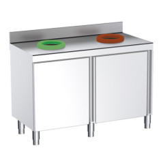 Moble mural tancat de reciclatge professional amb 2 orificis