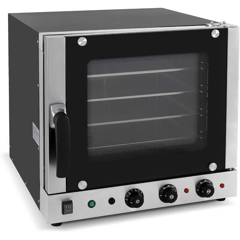 Four à convection électrique professionnel VAPEUR + GRILL 4 plateaux 435 x 315 mm