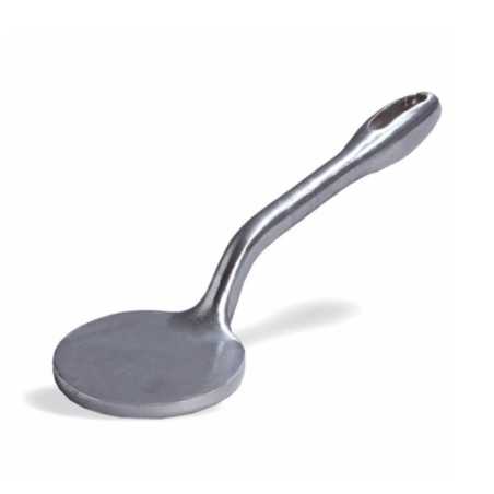 Aplastadora de carne y hamburguesa lisa Ø 9.5 cm de acero inoxidable