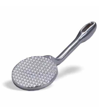 Aixafadora de carn i hamburguesa dentada Ø 9.5 cm d'acer inoxidable