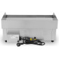 Plancha CROMO DURO eléctrica profesional 55 cm de sobremesa