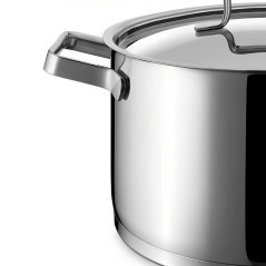 Juego de 2 ollas profesionales (20 y 24cm) y un cazo (16cm) de acero inoxidable