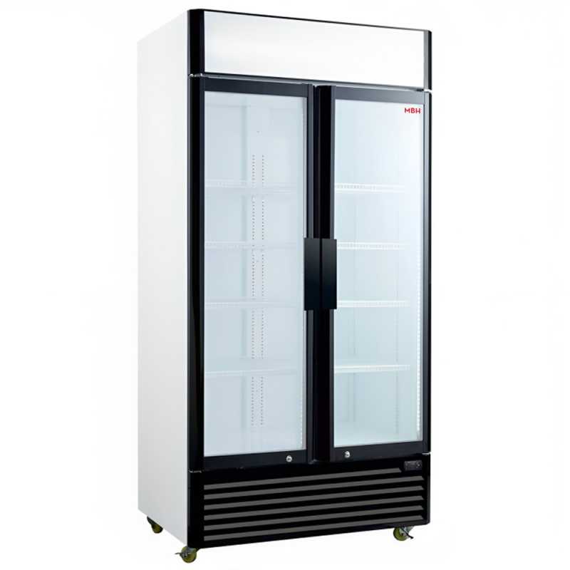 Armario expositor refrigerado 800 litros con 2 puertas batientes Armario expositor refrigerado 800 litros con 2 puertas batientes