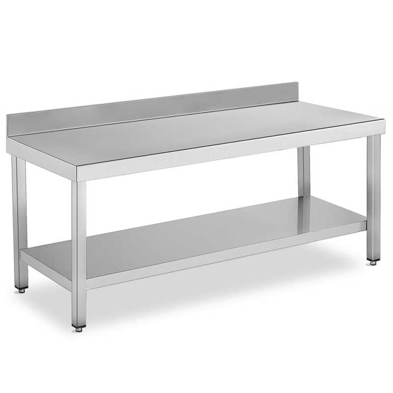 Low Wall-Mounted Work Tables with Shelf Depth 700 Low Wall-Mounted Work Tables with Shelf Depth 700