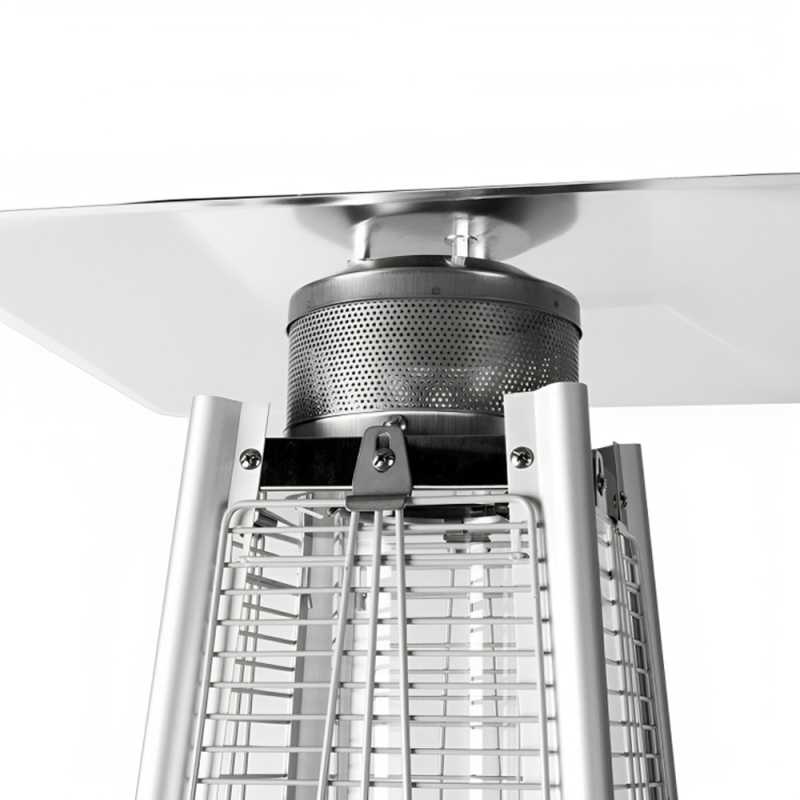 Poêle à Alcool Décorative Avec Flamme Réelle Rotative - Dimensions 40x19 Cm - Pour Table, Salon, Terrasse - Ambiance Chaleureuse
