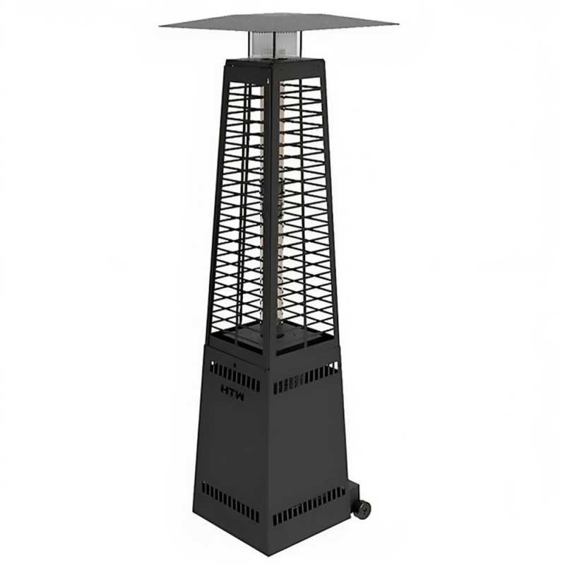 black pellets outdoor heater