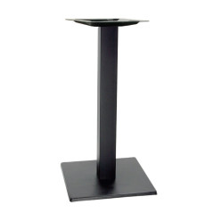 Taules quadrades COMPACTO PREMIUM de diferents colors solids i mides per a interiors i exteriors - Amb Base Quadrada Negra