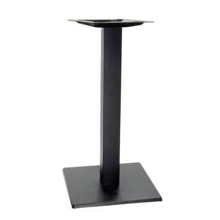 Square Solid Color Tables with Square Base for Restaurant Indoor/Outdoor
