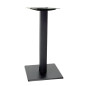 Tables carrées COMPACTO de différentes couleurs unies et dimensions pour l'intérieur et l'extérieur - Avec Base Carrée Noire