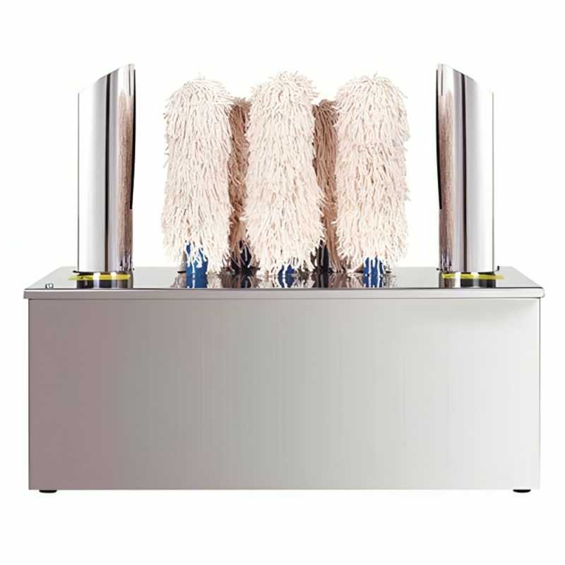 Abrillantador de copas industrial de microfibras 480-720 piezas por hora