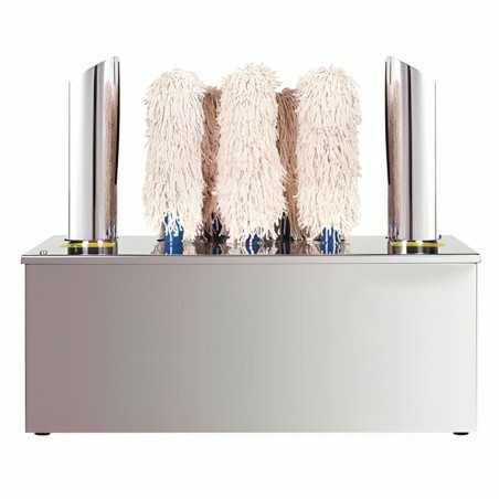 Abrillantador de copas industrial de microfibras 480-720 piezas por hora