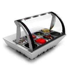 Vitrine réfrigérée topping box