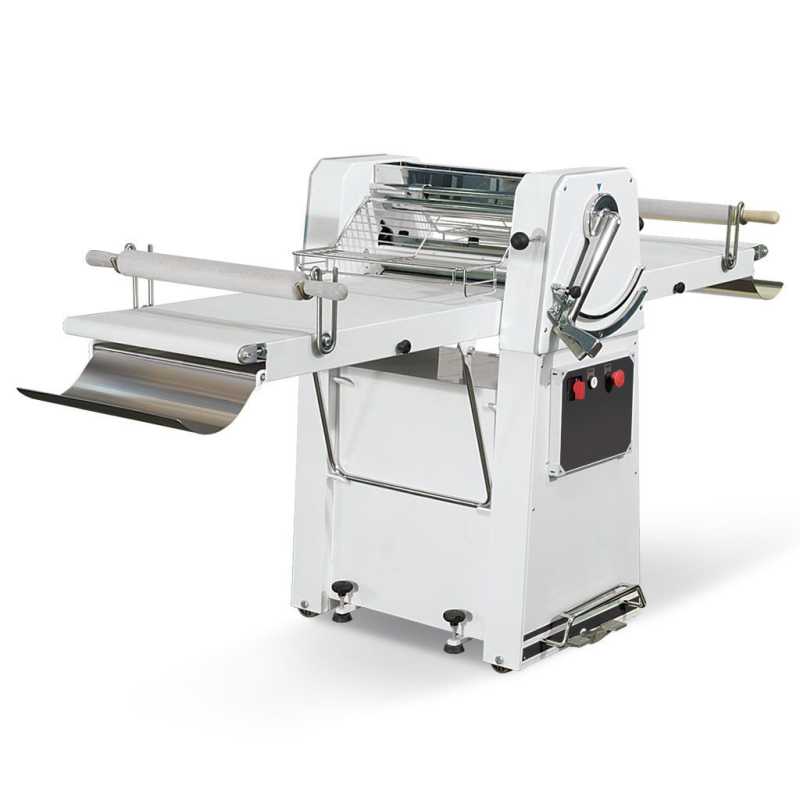 Lamineuses de pâte industrielles sur pied avec rouleau 500x60