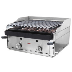 Barbacoa gas professional 60 de lava volcànica amb peto