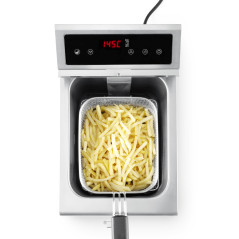 Professional electric induction fryer 8 liters