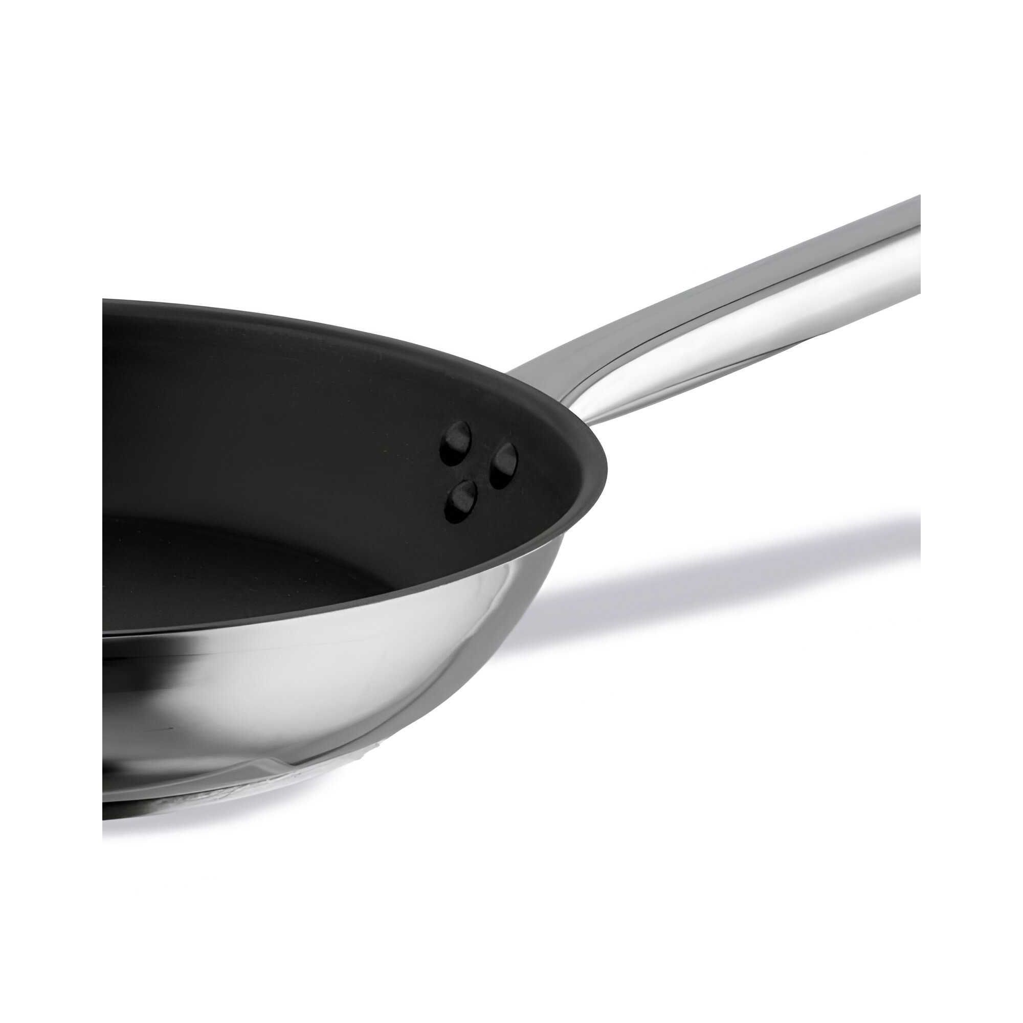 Panh Inox Pack 3 Stainless Steel Frying Pans INOX PRO Professional - MBH