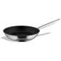 Pack of 3 stainless steel professional INOX PRO frying pans