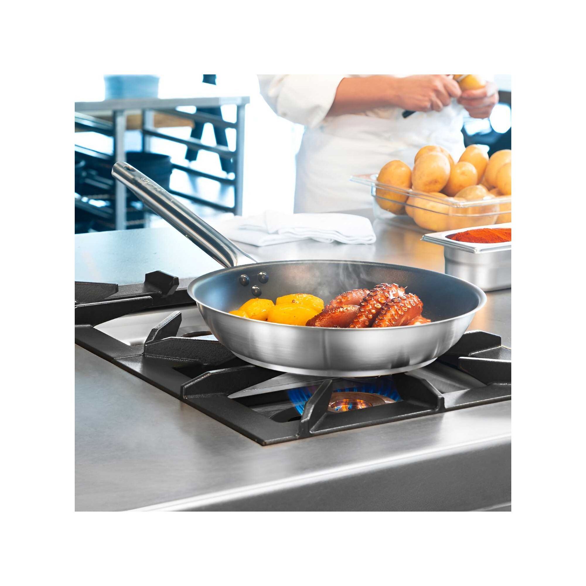 Panh Inox Pack 3 Stainless Steel Frying Pans INOX PRO Professional - MBH