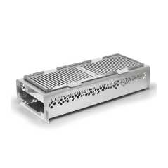 Stainless steel table-top DUO barbecue